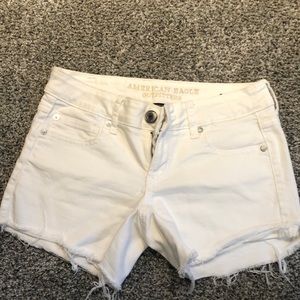 American Eagle White Shorts